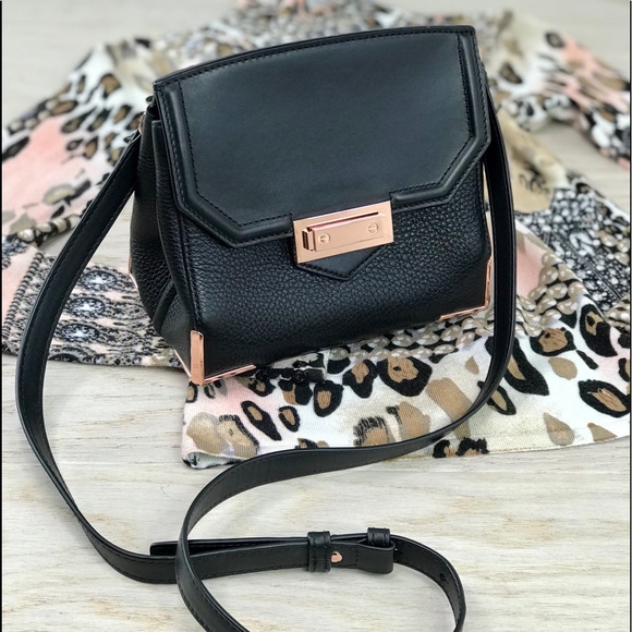 Alexander Wang Handbags - Alexander Wang / Marion Black/Rose Gold Cross Body